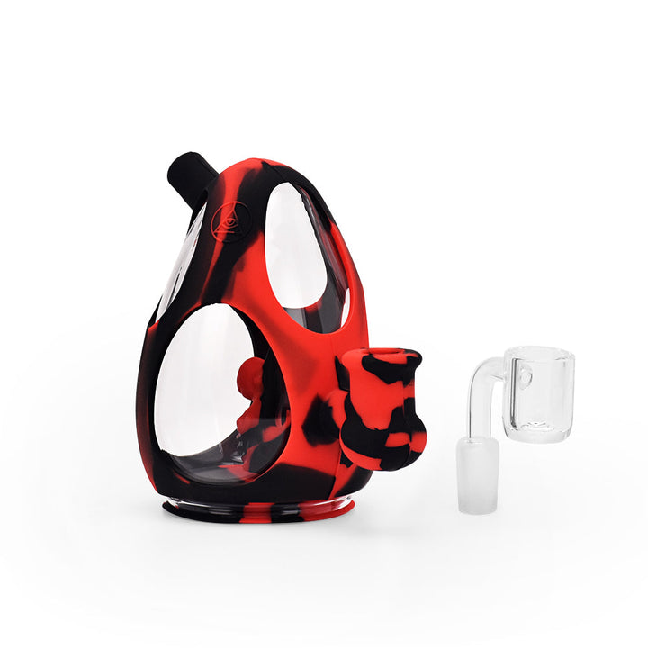 Ritual - 5'' Silicone Yoshi Egg Rig - Black & Red - Headshop.com