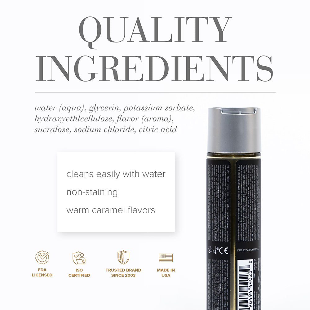 JO Gelato Salted Caramel Flavored Water-Based Lubricant 4 oz. - Headshop.com