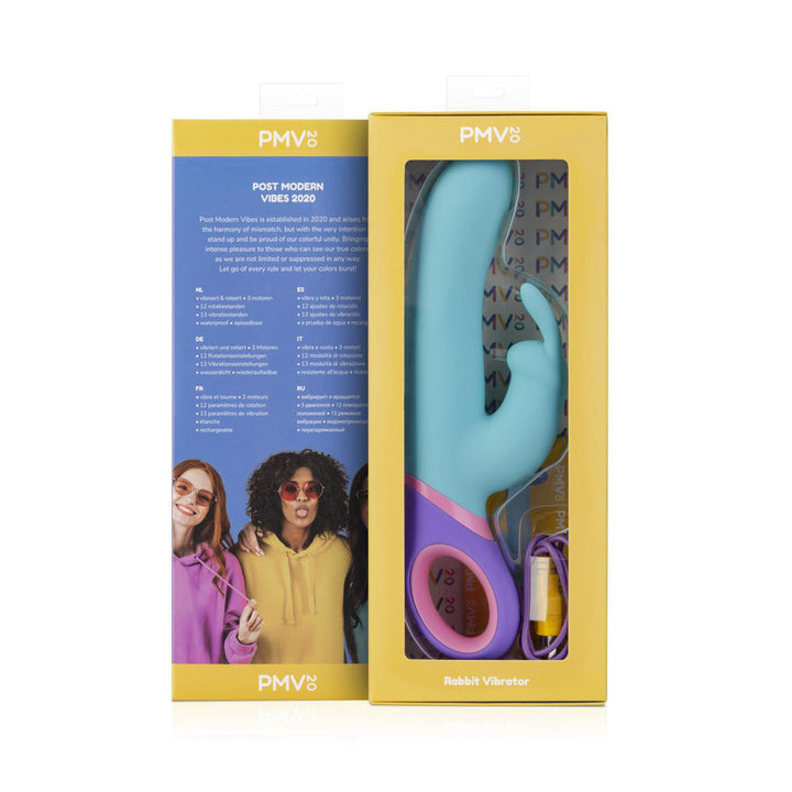 PMV20 Meta Rabbit Vibrator Silicone Teal - Headshop.com
