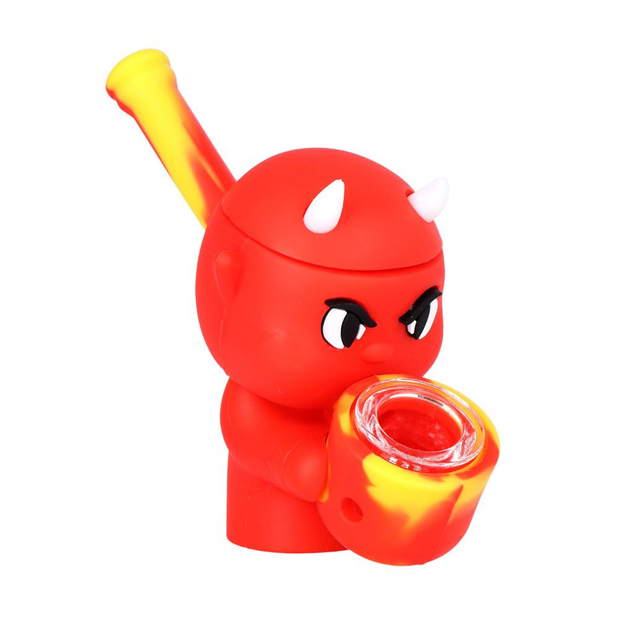 Little Devil Secret Stash Silicone Hand Pipe - 4" - Headshop.com