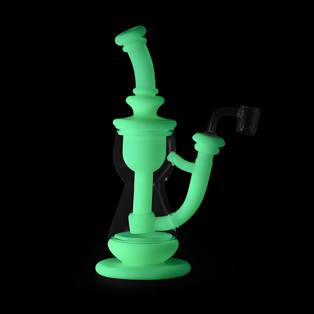 Ritual - 10'' Silicone Deluxe Incycler - UV Titanium White - Headshop.com