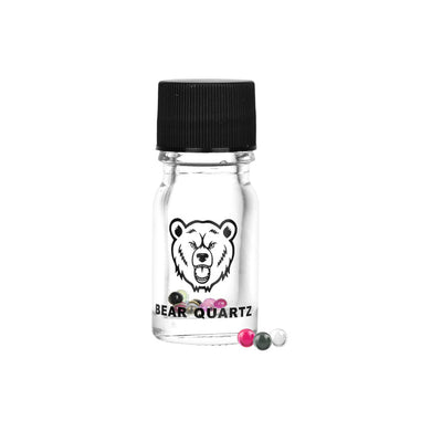 Bear Quartz Terp Pearls in Iso Jar -12ct / 3mm / Assorted Colors - Headshop.com