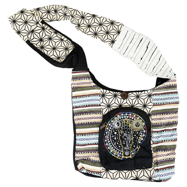 ThreadHeads Geometric Astrology Hand Sling Bag - 15"x15" - Headshop.com