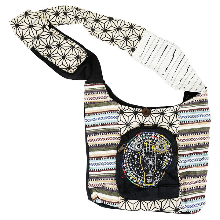 ThreadHeads Geometric Astrology Hand Sling Bag - 15"x15" - Headshop.com
