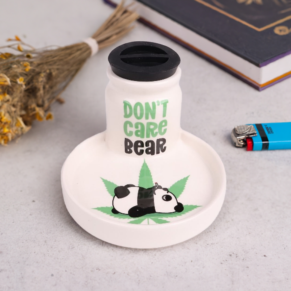 2 in 1 Airtight Stashtray | Don't Care Bear - Headshop.com