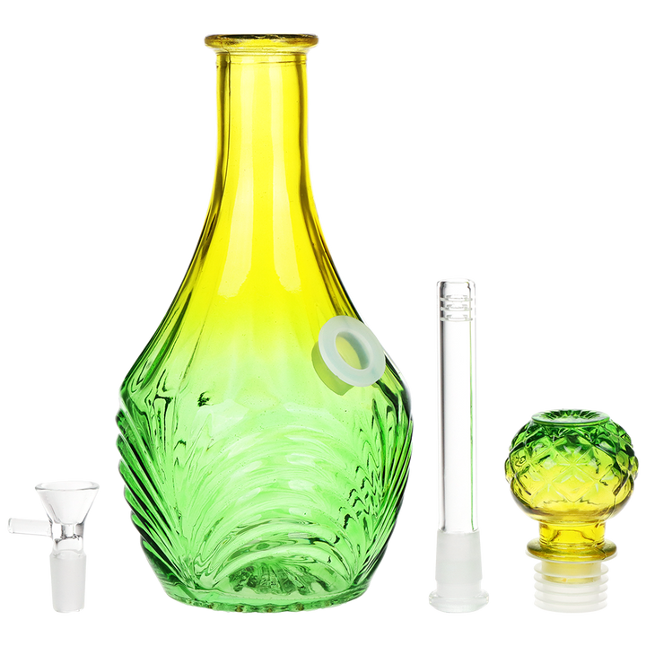 SeshGear Vintage Ombre Glass Water Pipe - 11" / 14mm F / High Stripe