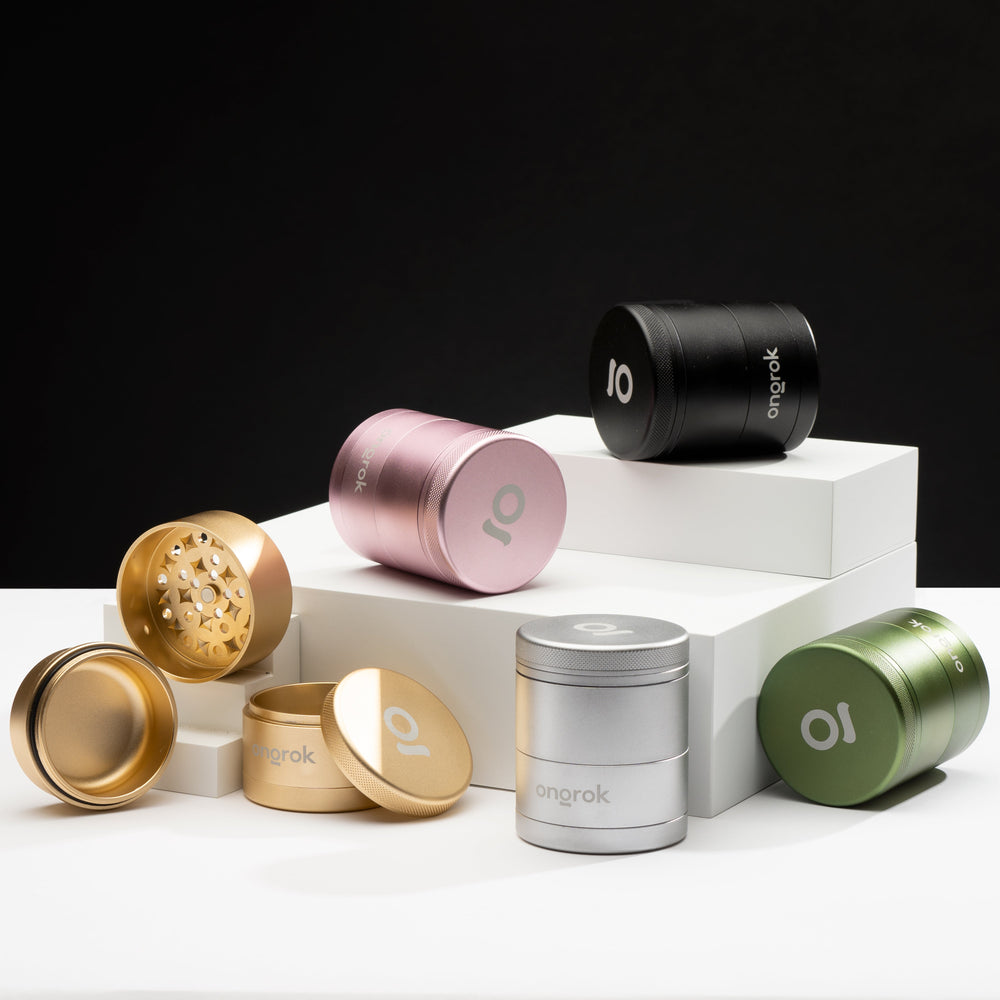 Ongrok 5 Piece Storage Grinder - Headshop.com