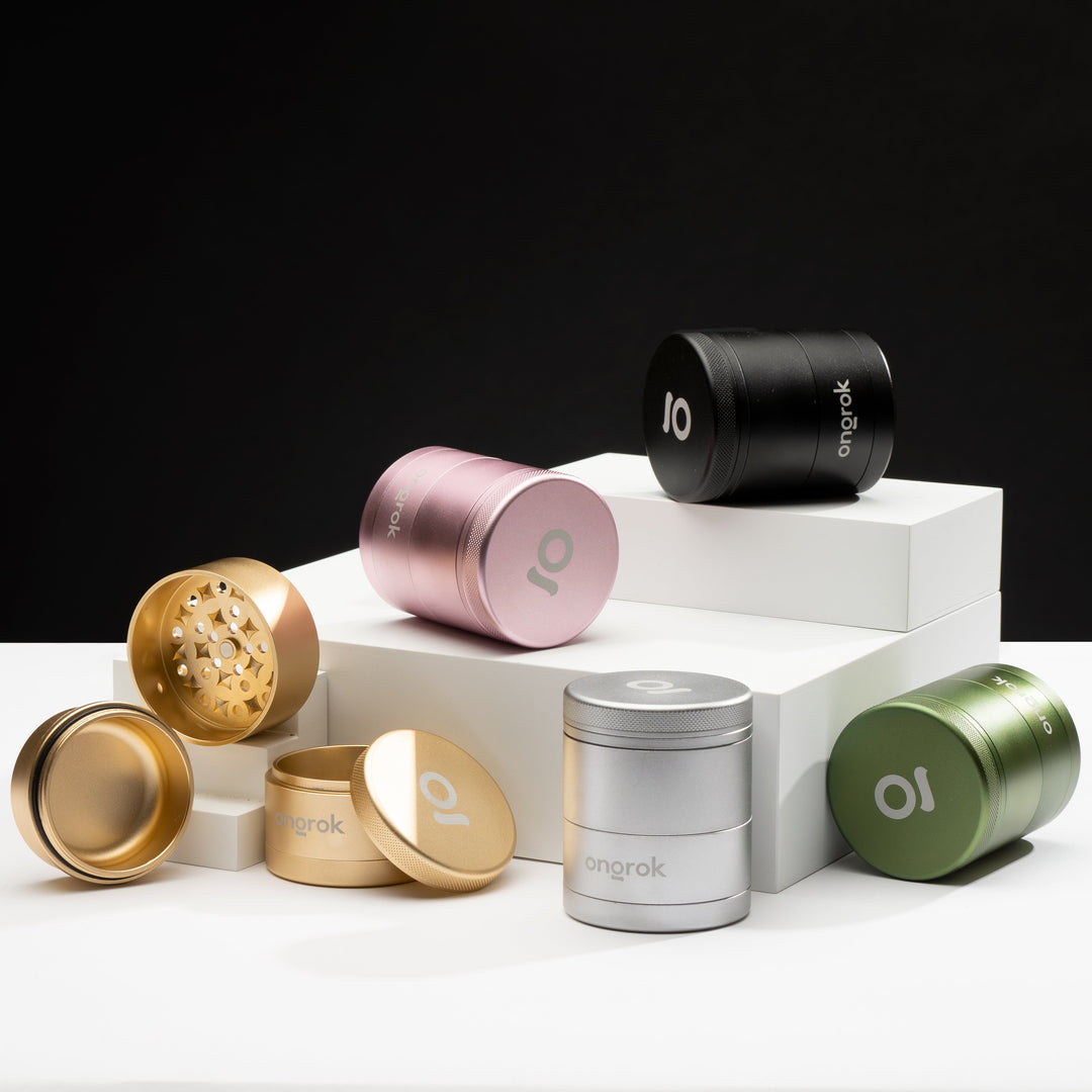 Ongrok 5 Piece Storage Grinder - Headshop.com