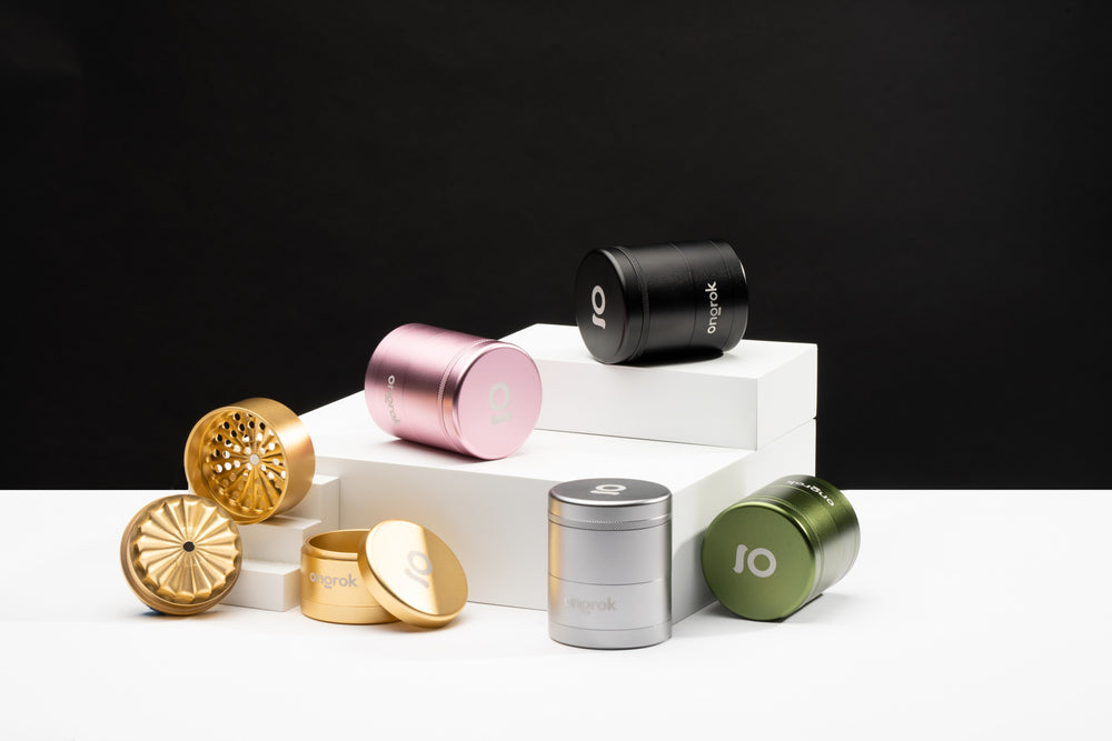 Ongrok 5 Pc Flower Tooth Storage Grinder - Headshop.com
