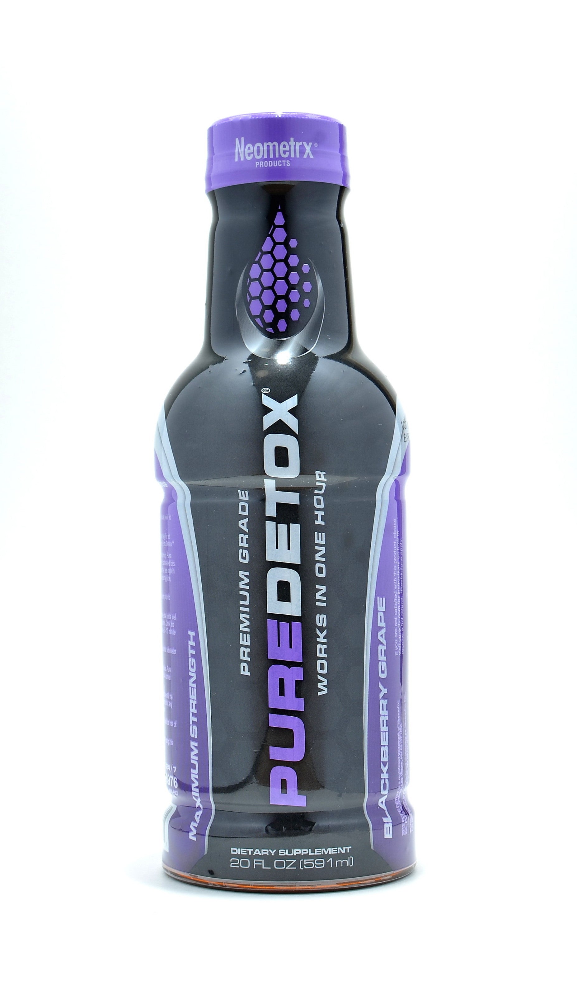 Pure Detox Maximum Strength 20oz-Cleanse like a boss, blackberry
