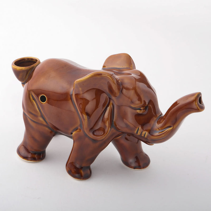 Elephant novelty pipe - Sienna Color - Headshop.com