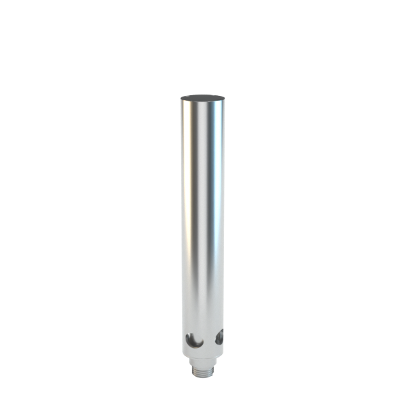 Stündenglass Polished Silver Upstem (Small) - Headshop.com