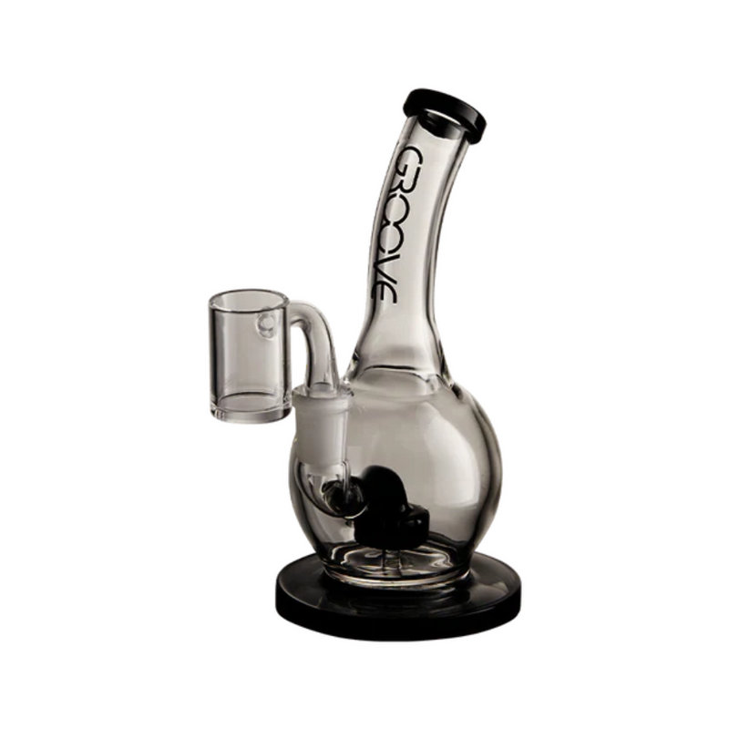 Groove Bubbler With Base Water Pipe 7" - Headshop.com