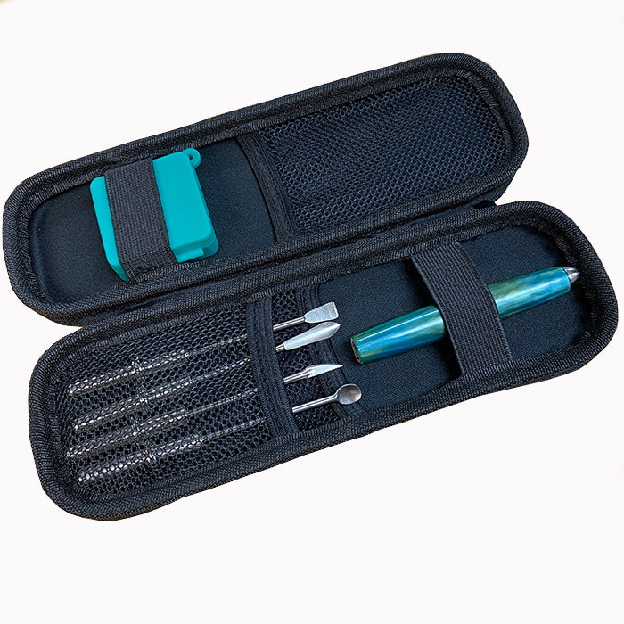 The Ultimate Titanium Dab Tool Set With Pearl Green Handle - Headshop.com
