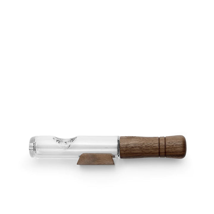 Marley Natural Glass & Walnut Steamroller - Headshop.com