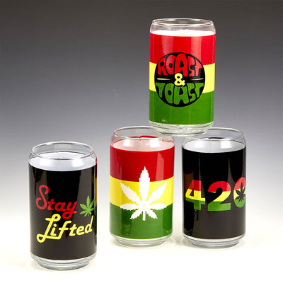 Set Of 4 Beer Glasses - Headshop.com