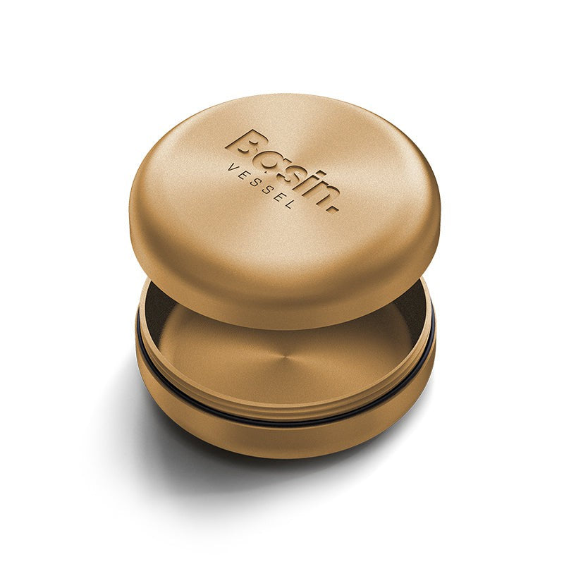 Basin stash jar [Gold] by vessel - Headshop.com