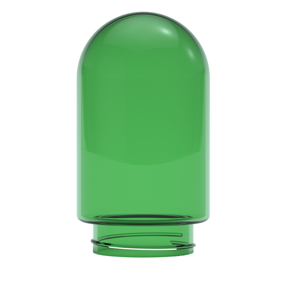 Stündenglass Single Green Glass Globe (Large) - Headshop.com