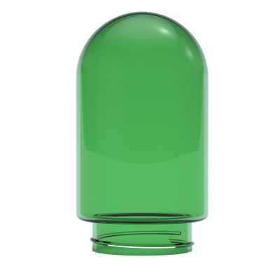 Stündenglass Single Green Glass Globe (Large) - Headshop.com