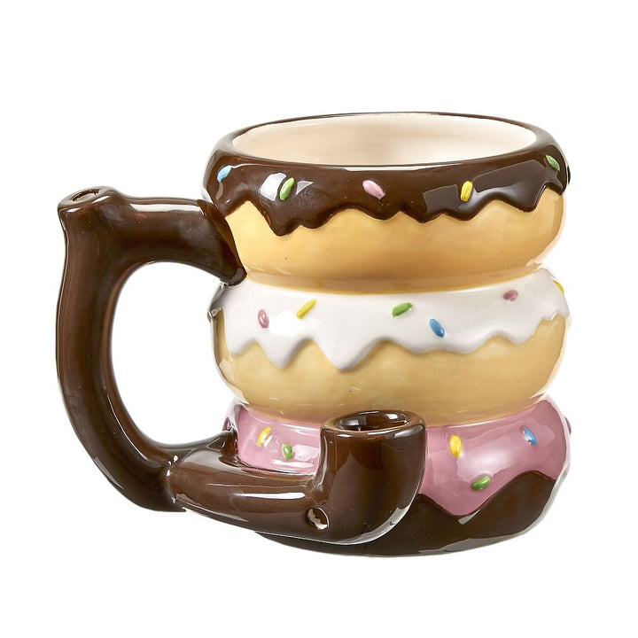 Donut mug - pipe - novelty mug - Headshop.com