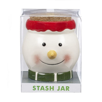 Snowman stash jar - Headshop.com