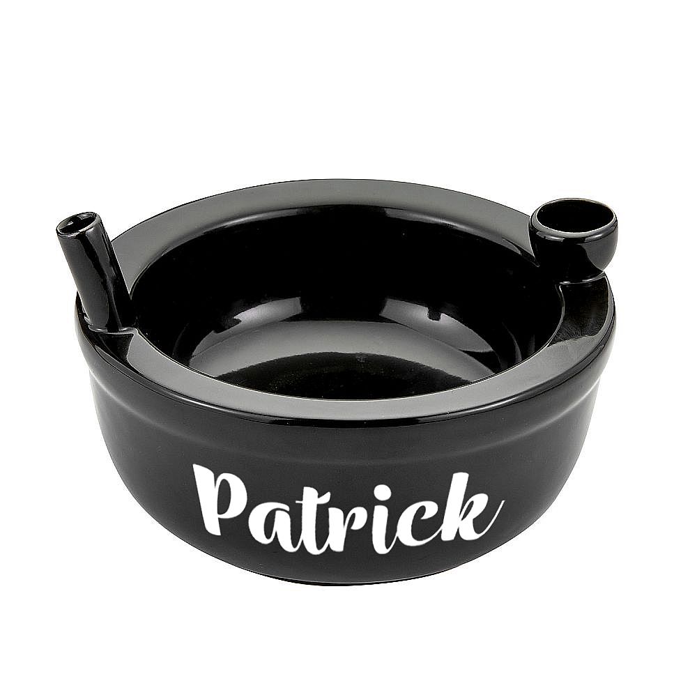 Black Cereal bowl - shiny finish - Headshop.com