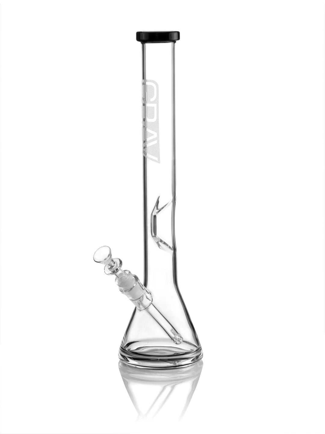 GRAV® Large, Black Accent Beaker Base Water Pipe - Headshop.com