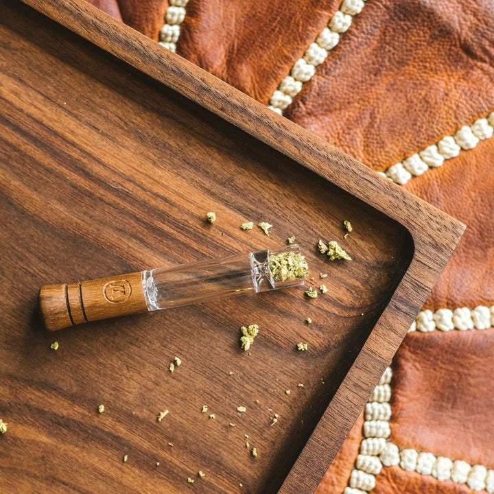 Marley Natural Glass & Walnut Taster - Headshop.com