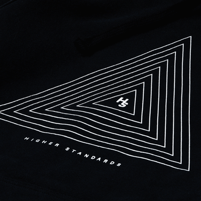 Higher Standards Hoodie - Concentric Triangle - Headshop.com