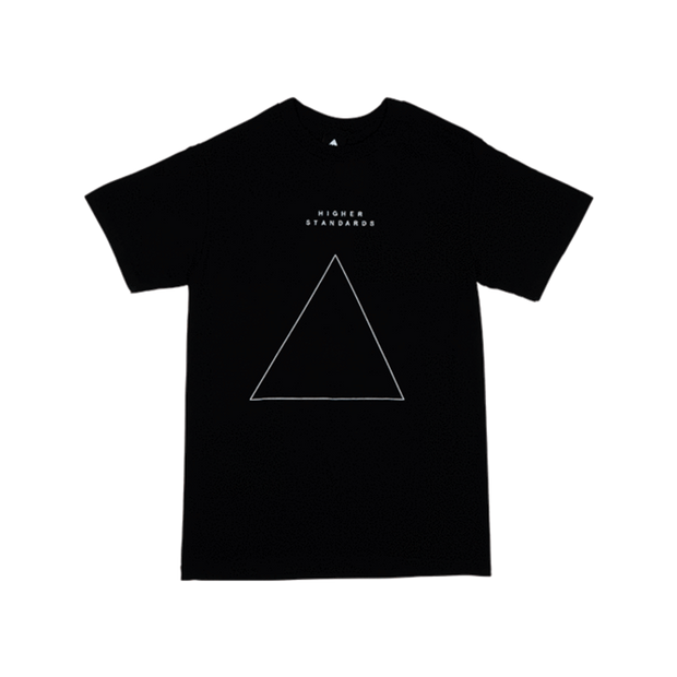 Higher Standards T-Shirt - Embroidered Triangle - Headshop.com