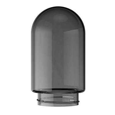 Stündenglass Single Gray Glass Globe (Large) - Headshop.com