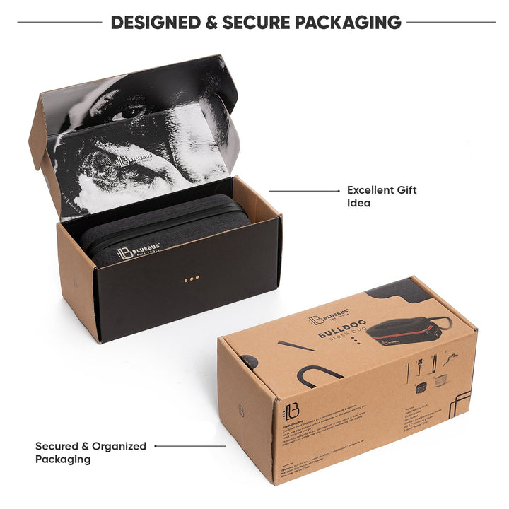BULLDOG Smell Proof Bag and session kit - Headshop.com