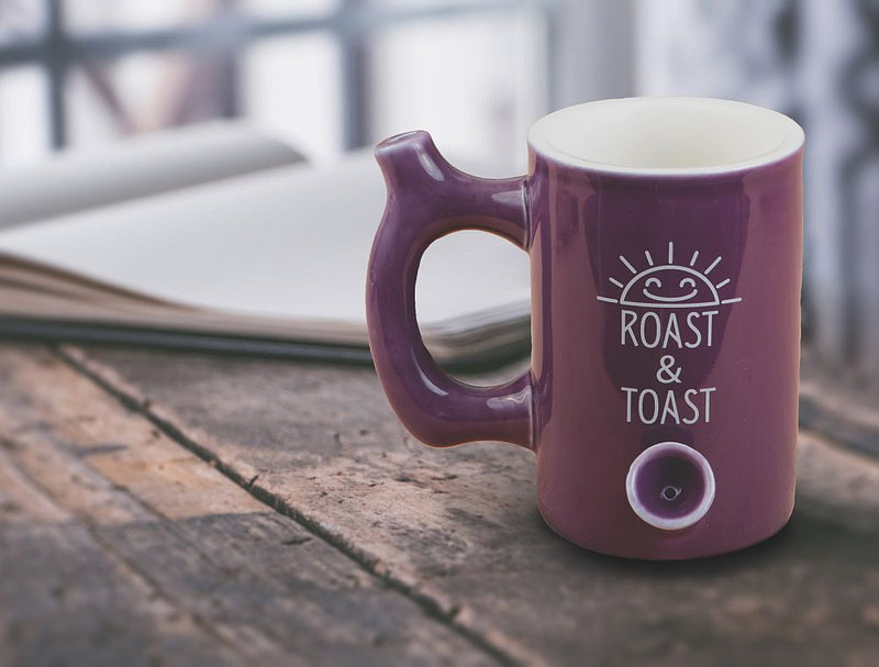 Plum Color Glossy Premium Roast & Toast Mug - Headshop.com
