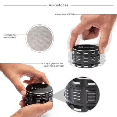 GA Aluminum Grinder Green - Headshop.com