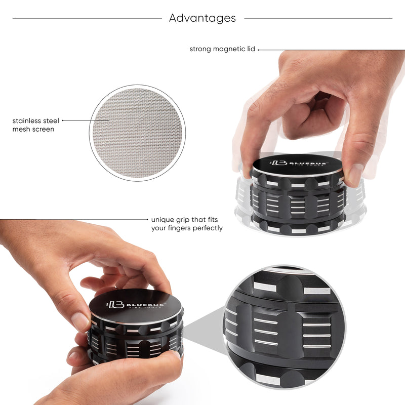 GA Aluminum Grinder Green - Headshop.com