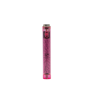 Transparent light up Vape battery by Stache - Headshop.com