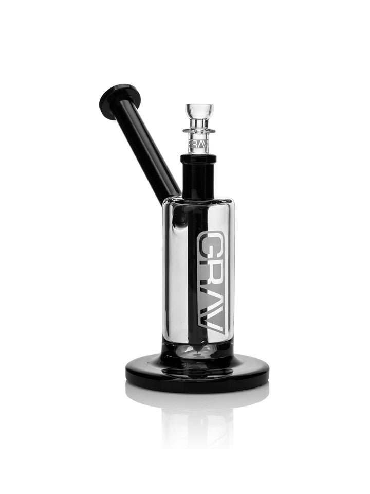 GRAV® Medium Upright Bubbler - Black Accents - Headshop.com