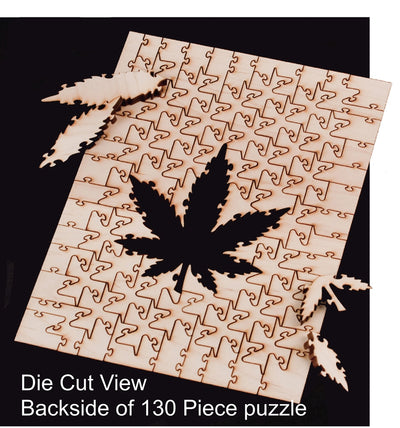 Indica Puzzles: Sport Farmer “Gary GNU” 8.1" x 10.81" 130 Piece 1/4 Inch thick Maple Wood Jigsaw Puzzle - Headshop.com