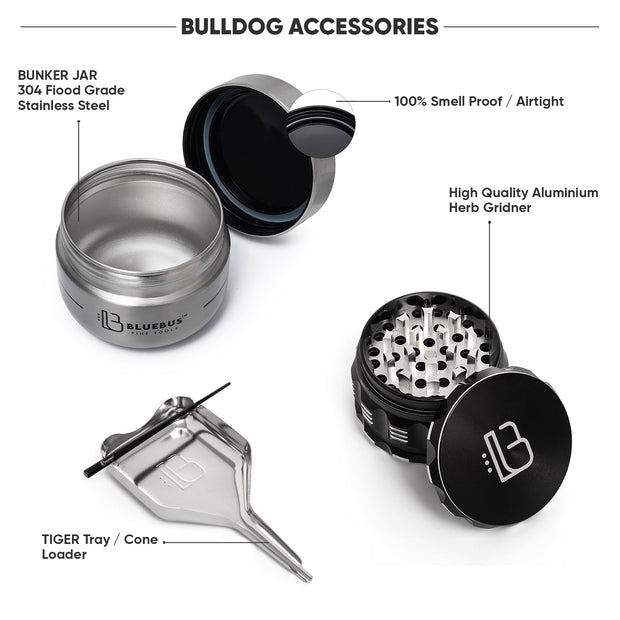 BULLDOG Smell Proof Bag and session kit - Headshop.com