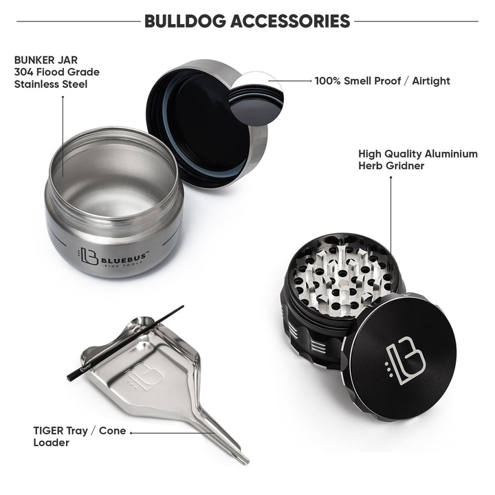 BULLDOG Smell Proof Bag and session kit - Headshop.com