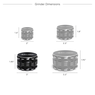 GA Aluminum Grinder Blue - Headshop.com