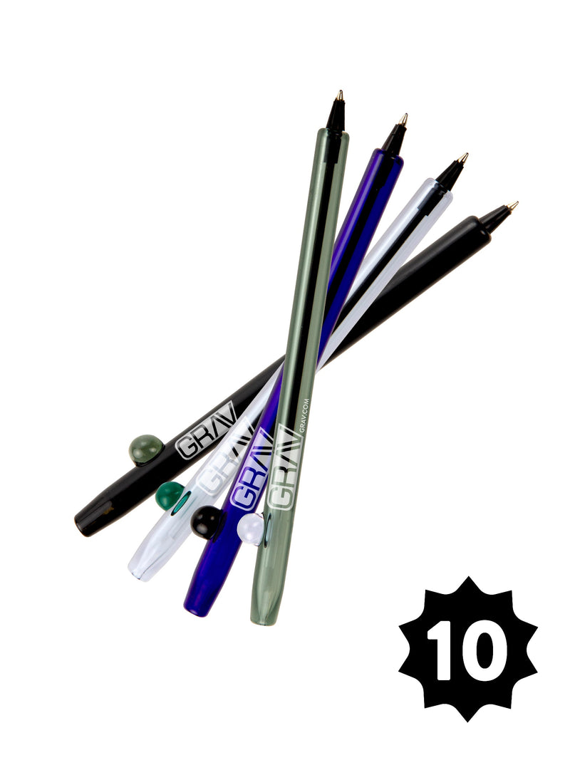 GRAV® Boro Writing Pen - Pack of 10 - Headshop.com