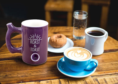 Plum Color Glossy Premium Roast & Toast Mug - Headshop.com