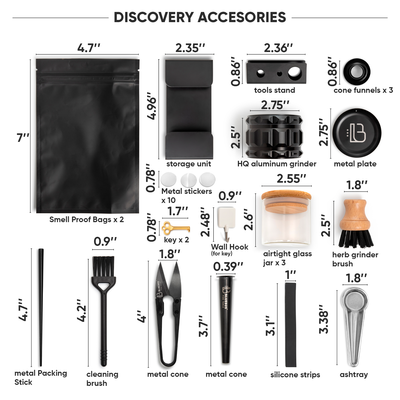 DISCOVERY Storage Box Black - Headshop.com