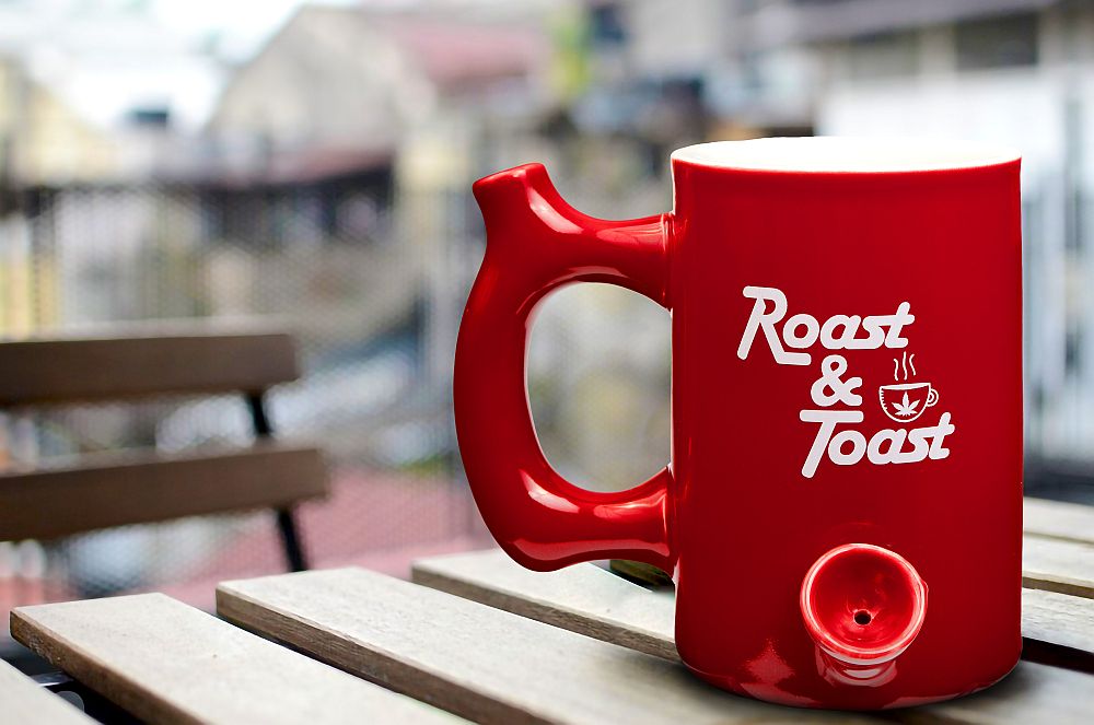 Red Premium Roast & Toast Mug - Headshop.com