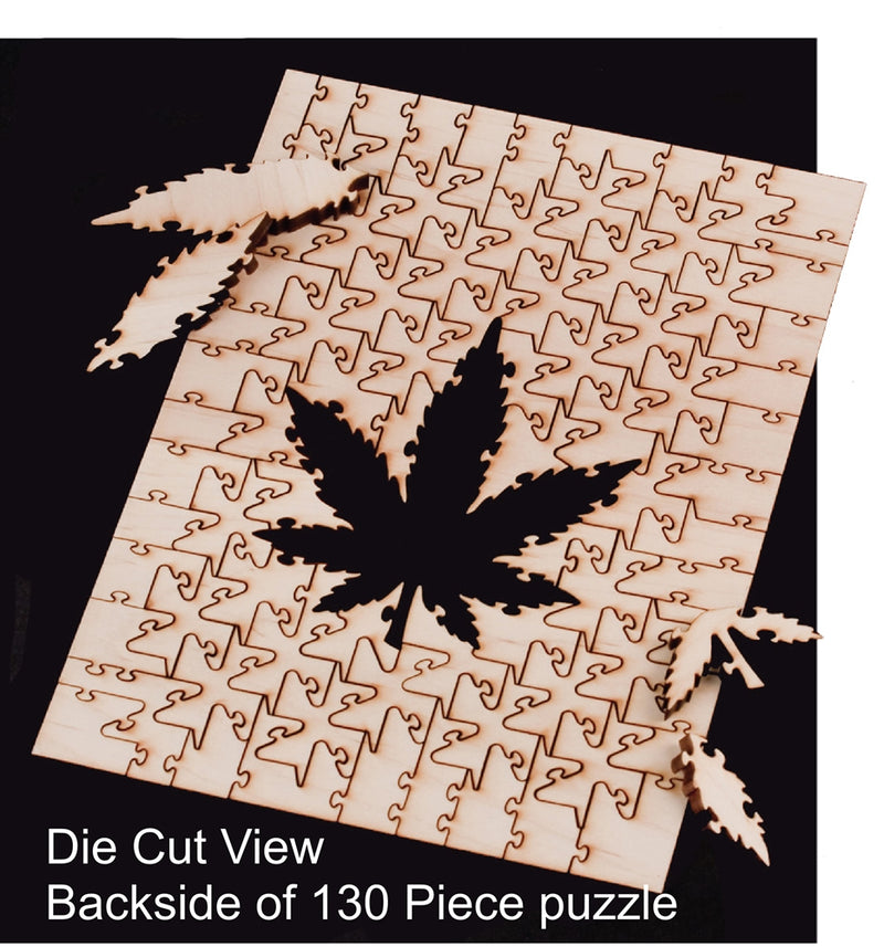 Indica Puzzles: Sport Farmer “Gary GNU II” 8.1" x 10.81" 130 Piece 1/4 Inch thick Maple Wood Jigsaw Puzzle - Headshop.com