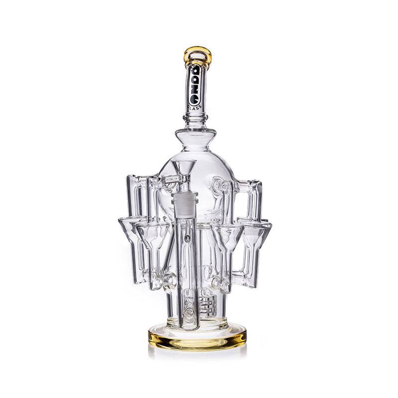 Daze Glass - 13" Octopus Recycler Style Matrix Perc Glass Water Pipe - Headshop.com