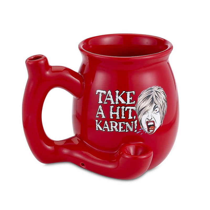TAKE A HIT KAREN!  RED Roast  & Toast mug - Headshop.com