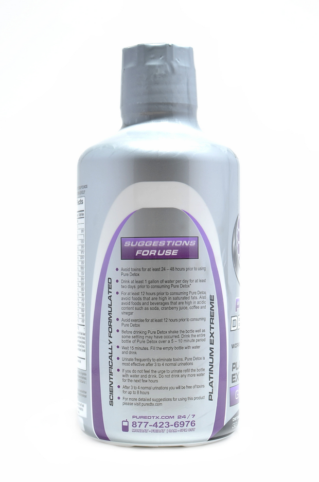 Pure Detox Platinum Extreme 32oz Grape - Headshop.com