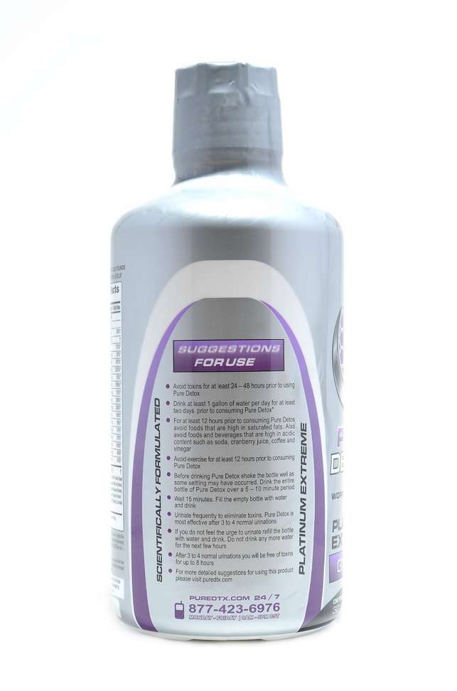 Pure Detox Platinum Extreme 32oz Grape - Headshop.com